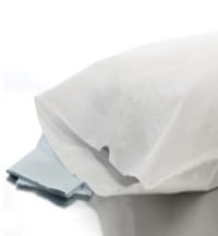 Graham Medical Disposable Pillowcase, Tissue/Poly, Blue, 21 in x 30 in, 100/Case