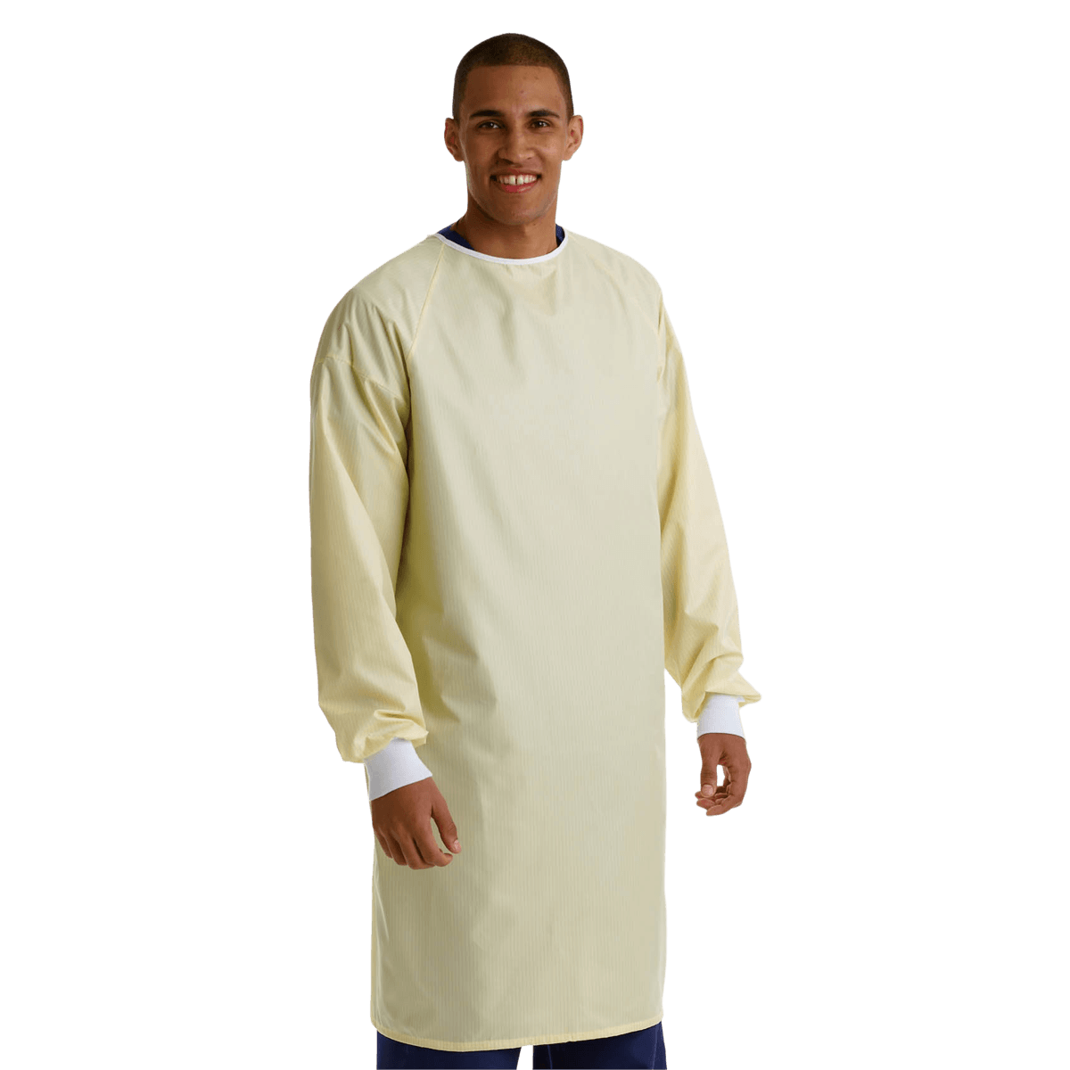 Medline Blockade Isolation Gown, Large, Yellow, 72/Case