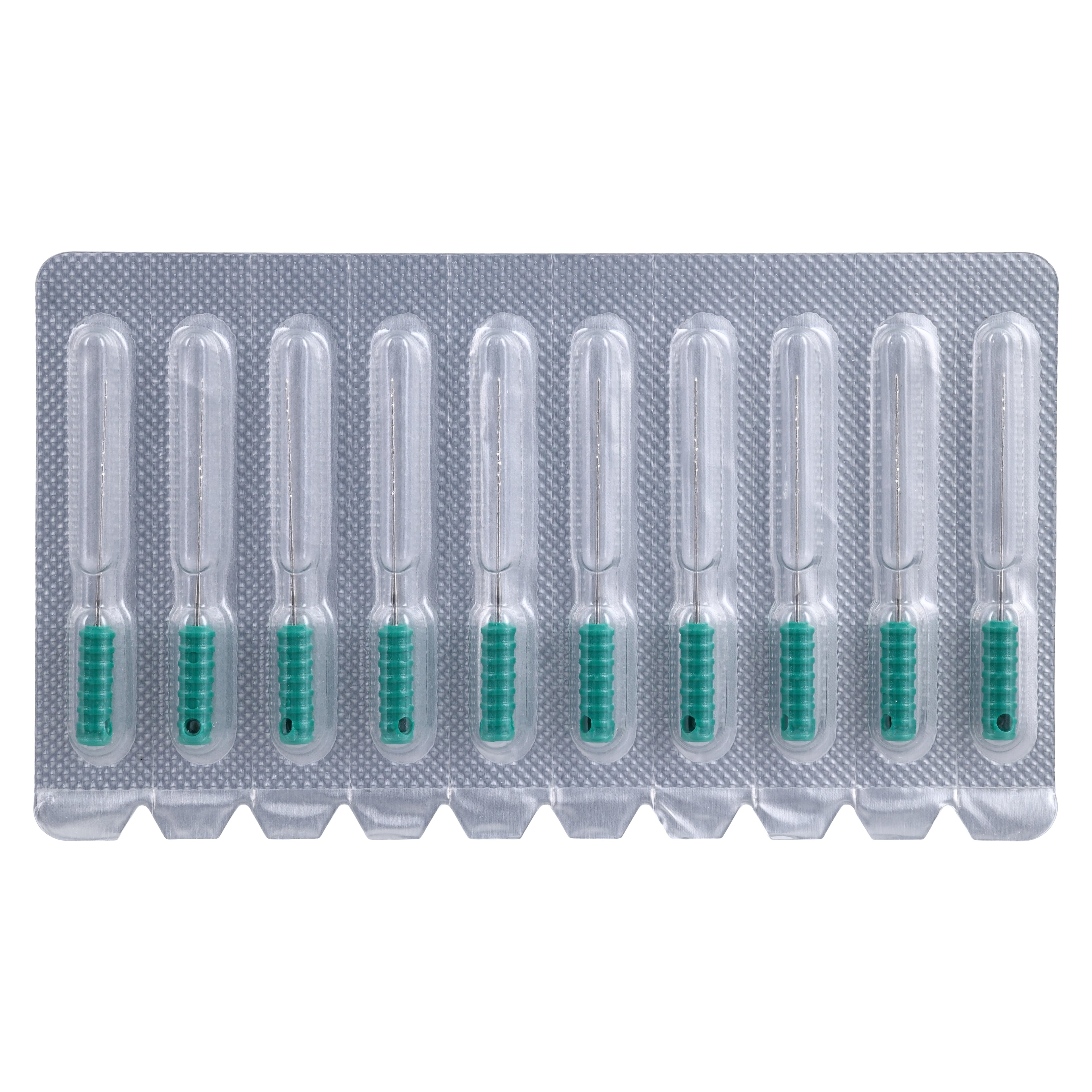 Kerr Barbed Broaches, Medium (Green), 22 mm, Pre-Sterilized, Stainless Steel, 30/Pk, #17012