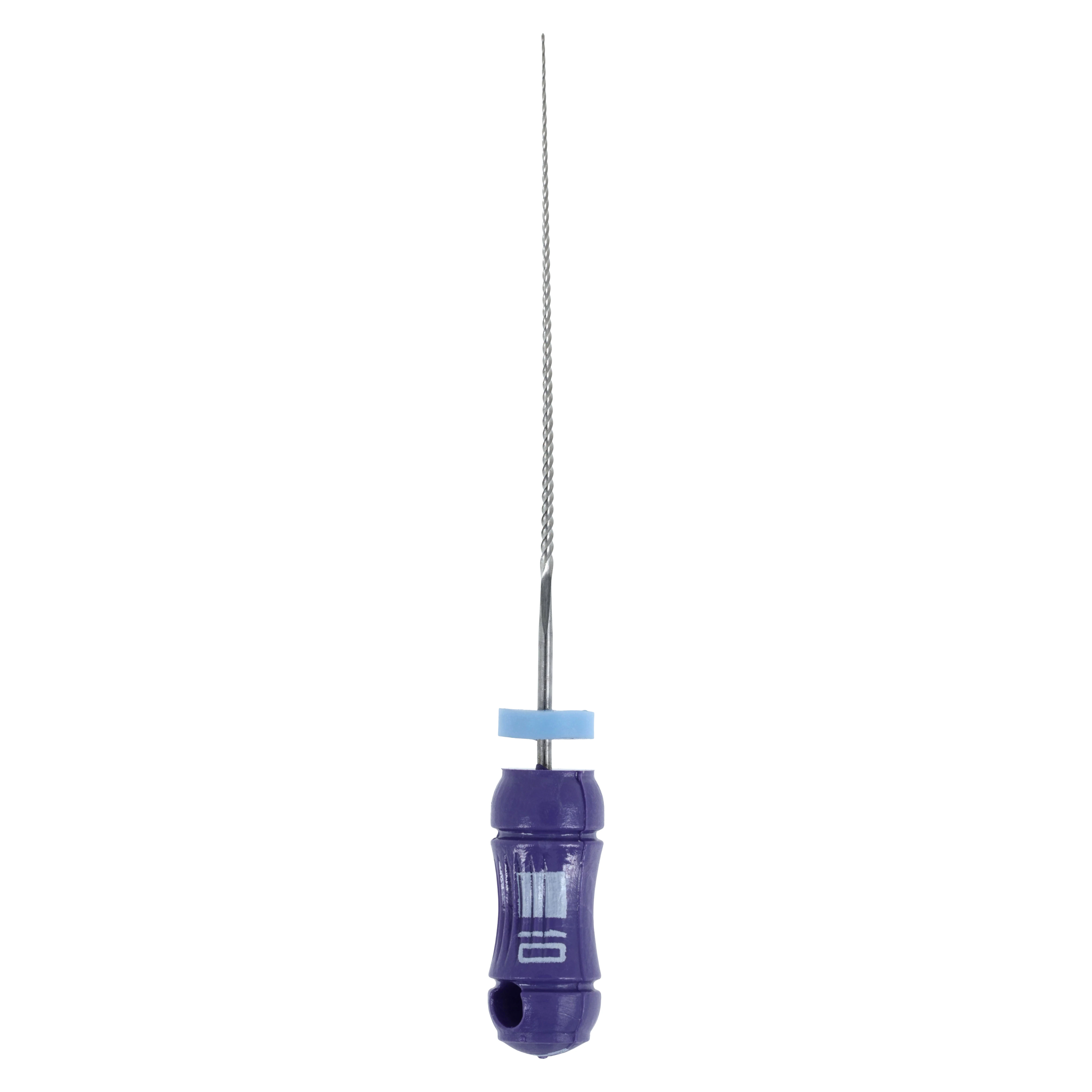 Kerr (SybronEndo) K-File #10, Stainless Steel, 25mm, Purple, 6/Pack (06062)