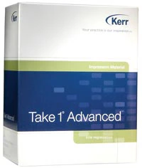 Kerr Take 1 Advanced VPS Bite Registration Material, 2 x 50 mL Cartridges with 6 Mixing Tips, Refill, #33975