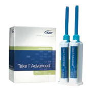 Kerr Take 1 Advanced VPS Impression Material, Tray Heavy Body, Regular Set, Dark Blue, 50 mL Cartridges, Value Pack of 24, #33964