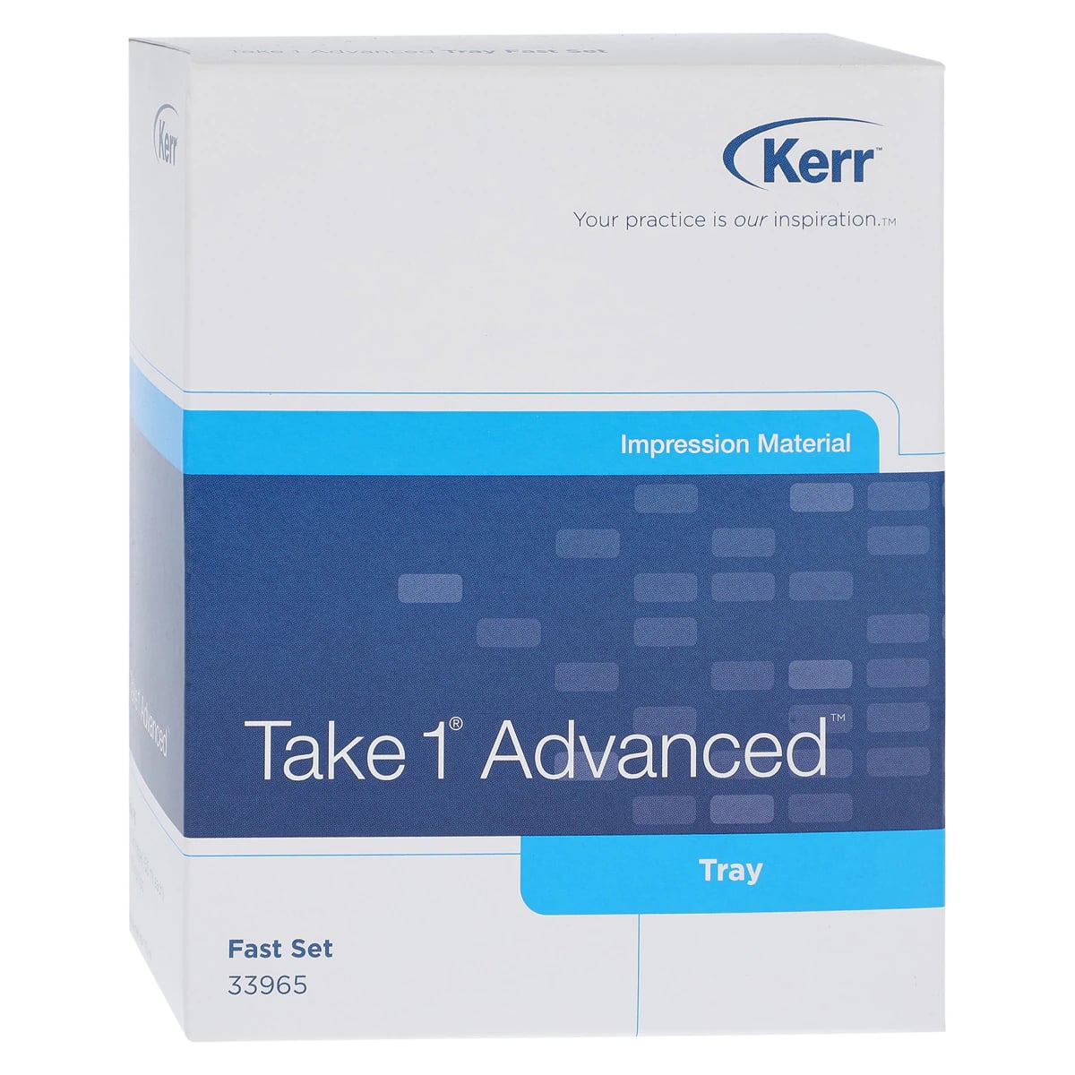 Kerr Take 1 Advanced VPS Impression Material, Tray Heavy Body, Fast Set, 50 ml Cartridge Refill, 2/Pk, 33965