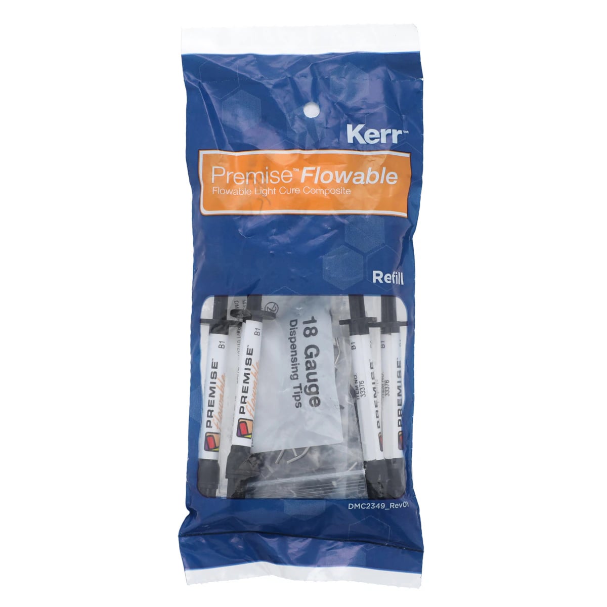 Premise Flowable Nanofilled Composite, Light-Cure, Syringe Refill Kit, 1.7 g, Shade B1, 4/Pk, 33376