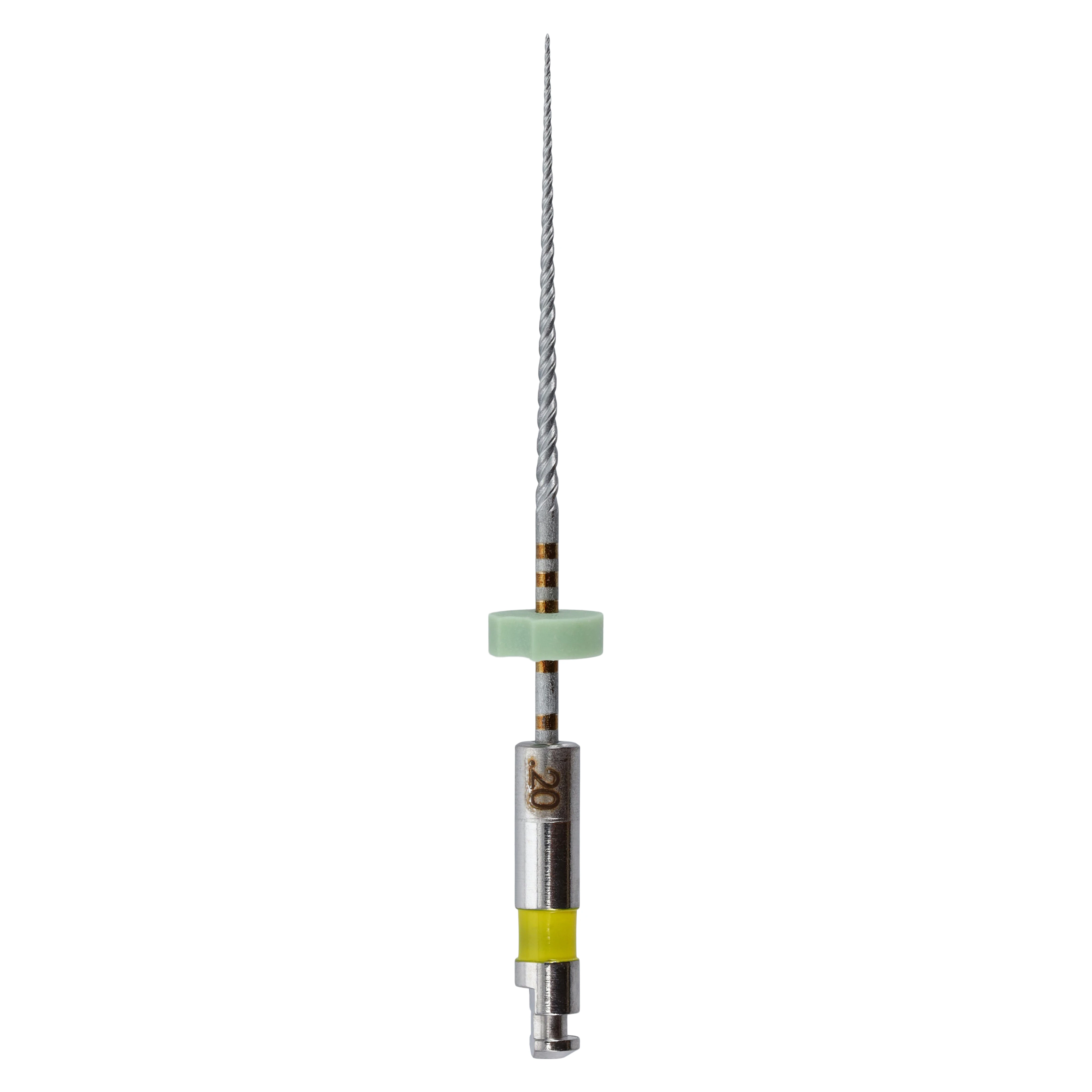 K3XF Nickel Titanium Rotary File, #20/.04 Taper, 25 mm, Yellow, 6/Pk, 823-4205