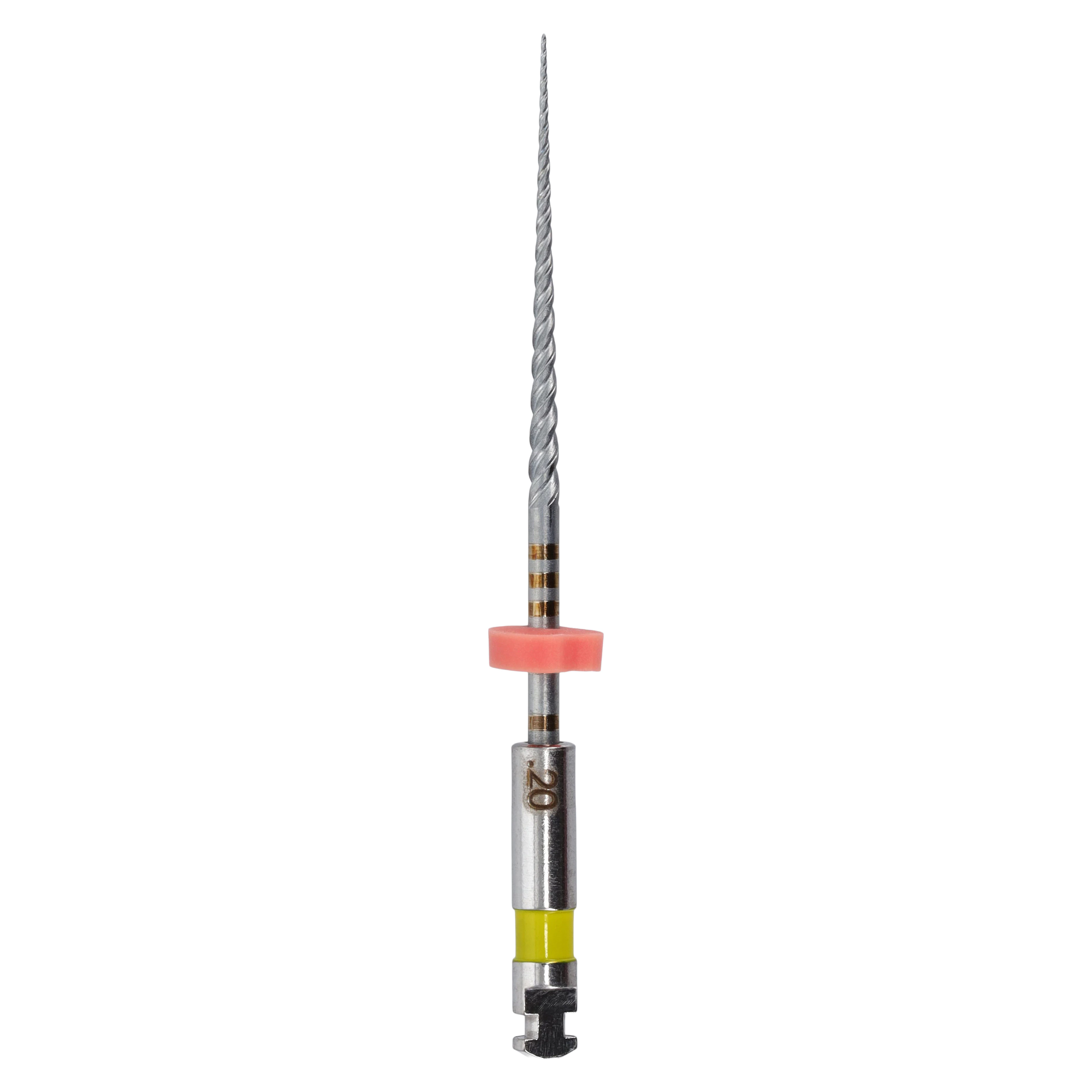 K3XF Nickel Titanium Rotary Files, #20, .06 Taper, 25 mm, Yellow, 6/Pk, 823-6205