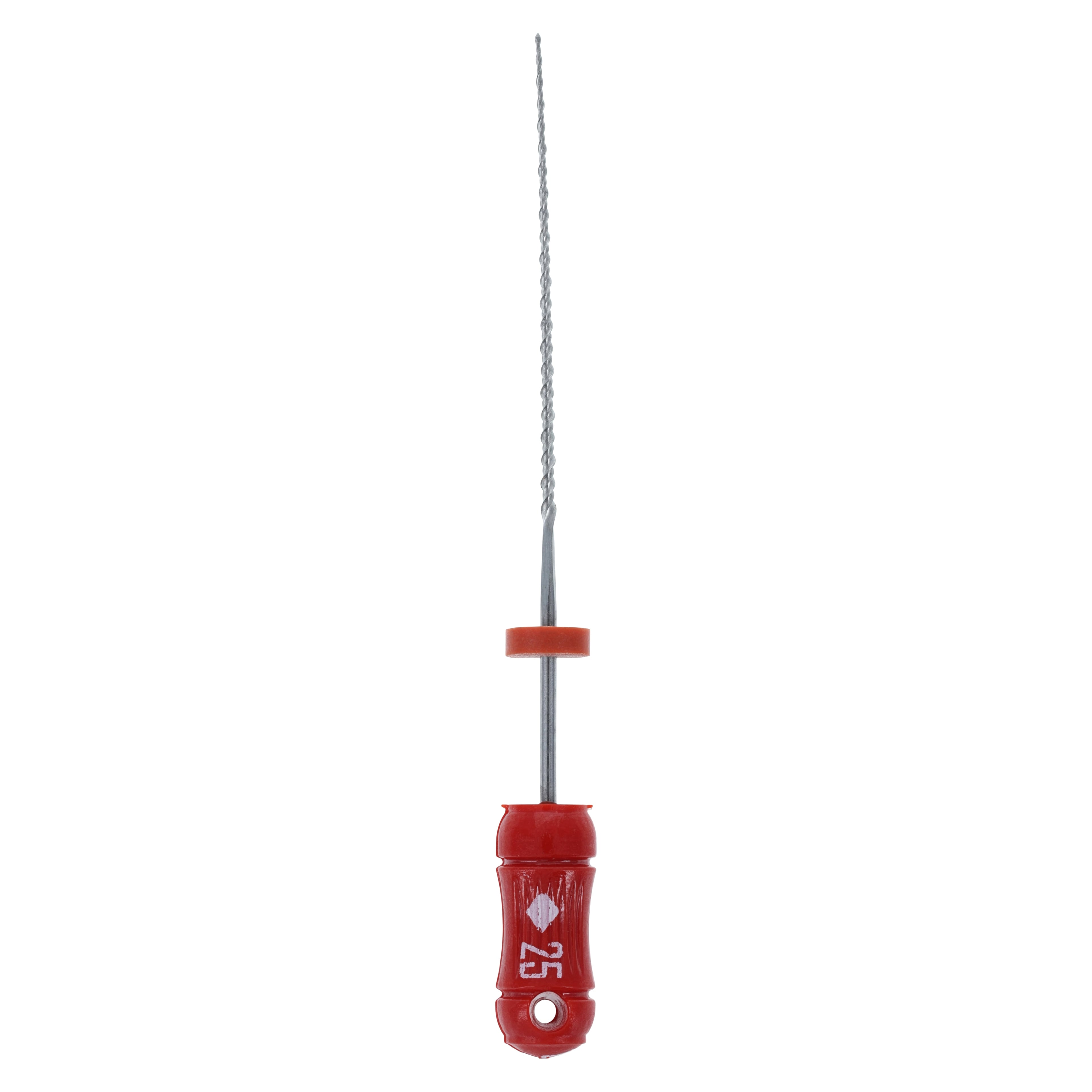 Kerr K-Flex Files #25, 30mm, Stainless Steel, Red, 6/Pack, 15222