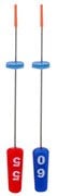 Kerr SimpliFill Apical Gutta Percha Obturators, 31mm, Size 55-60, Assorted, 6/Pack, SFA31C