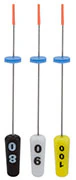 Kerr SimpliFill Apical Gutta Percha Obturators, 31mm, Size 80-100, Assorted, 6/Pk, SFA31E