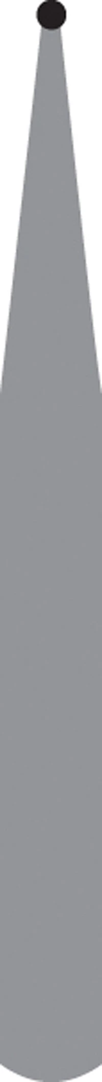 Kerr BluWhite Carbide Bur, Surgical Round, Friction Grip, 1/4, 5/Pkg