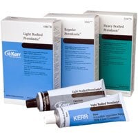 Kerr Permlastic Polysulfide Impression Material, Regular Body, Bulk Pack, 12 Base Tubes (100 g) & 12 Catalyst Tubes (130 g), 2760 g Total, 16411