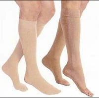 BSN Medical Pantyhose Compression Knee High Stocking, Closed Toe, Medium, Natural