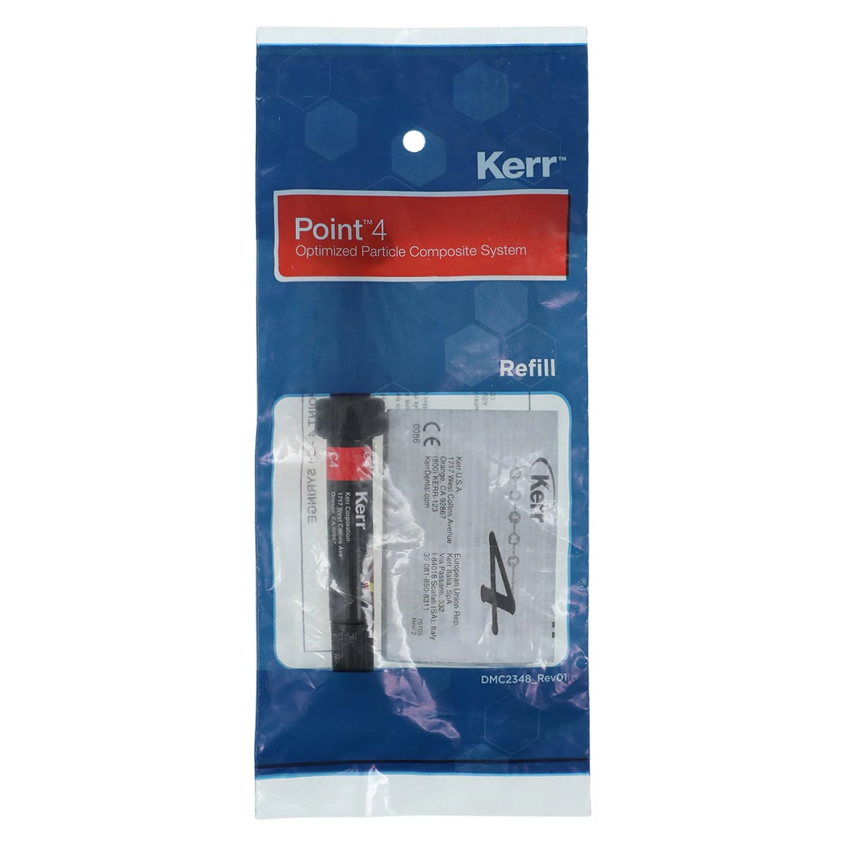 Kerr Point 4 Optimized Particle Composite Syringe Refill, Body Shade C4, 4 g, #29888