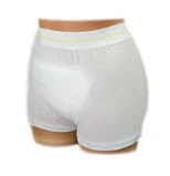 Beocare VPius Stretch Mesh Incontinence Pants, Large, White, Disposable, 100/Case
