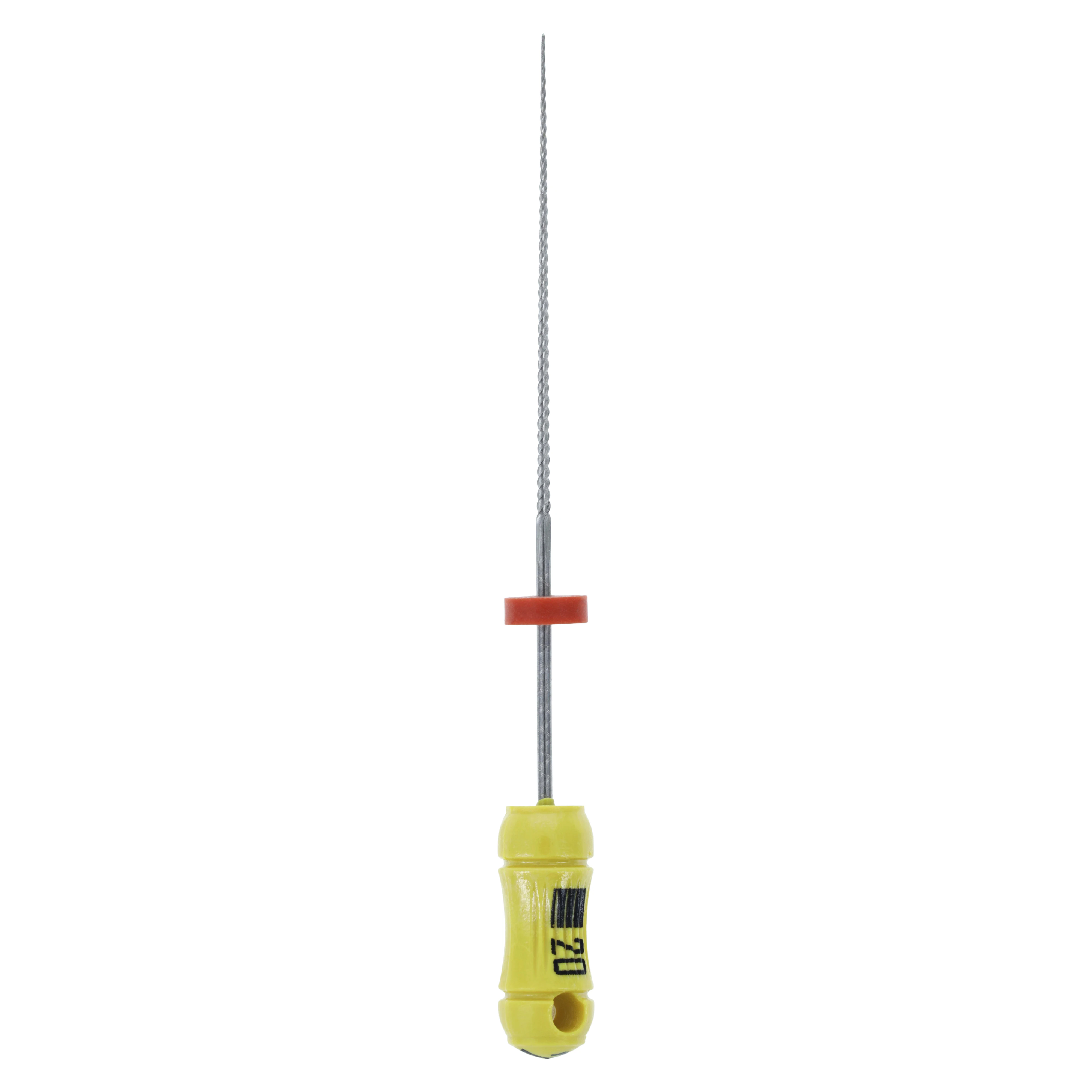 Kerr K-Files Stainless Steel Endodontic Hand Files, 30mm, Size #20, Yellow, 6/Box, 06153