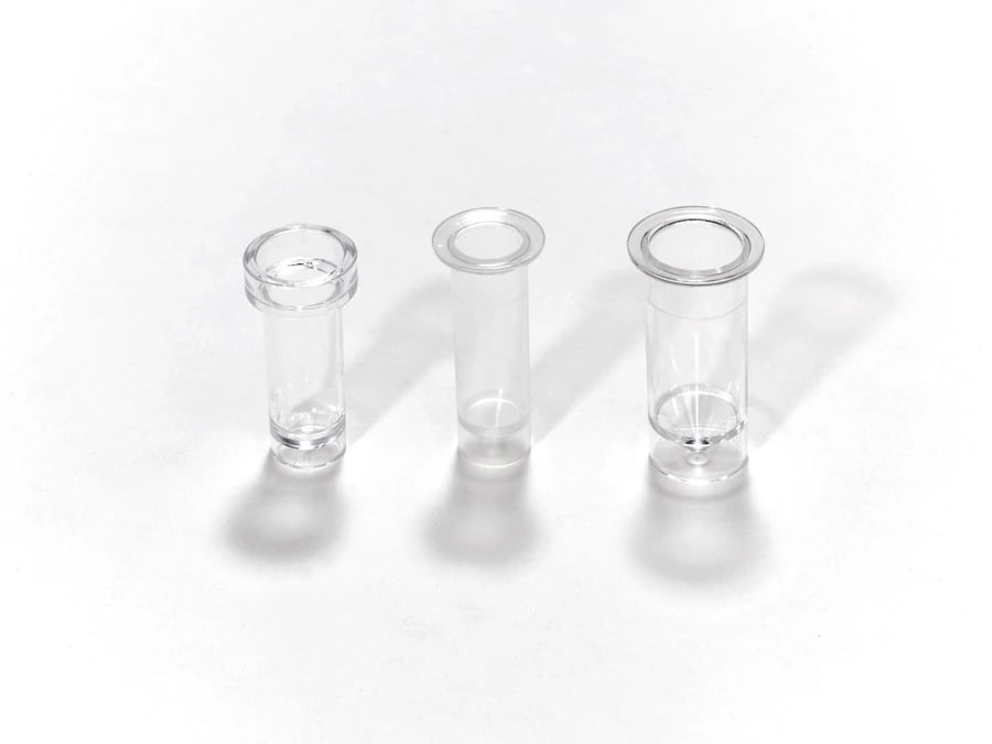 Caplugs Piggyback Serum Cup, 1mL Capacity, Polystyrene, 1000/Package