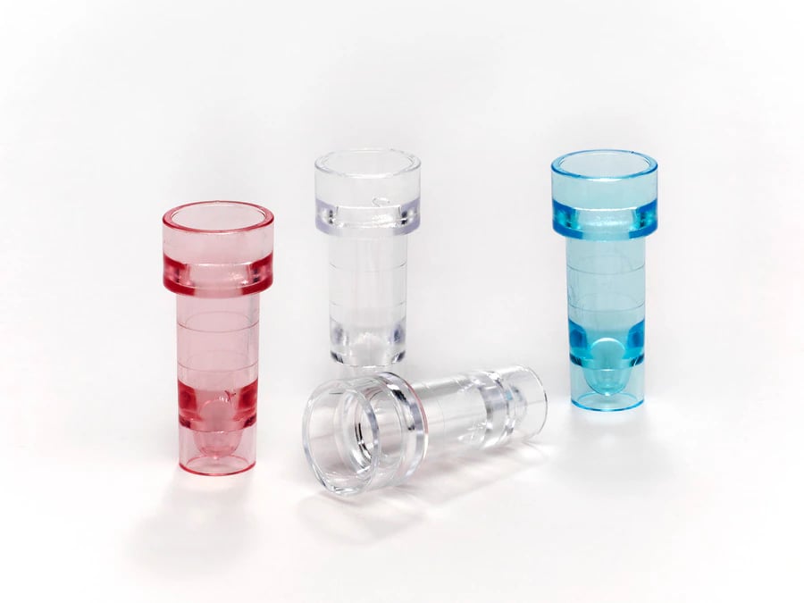 Evergreen Scientific BMC Hitachi Sample Cup for 717/736/737 Analyzer, Blue, Polystyrene, 1000/Pk