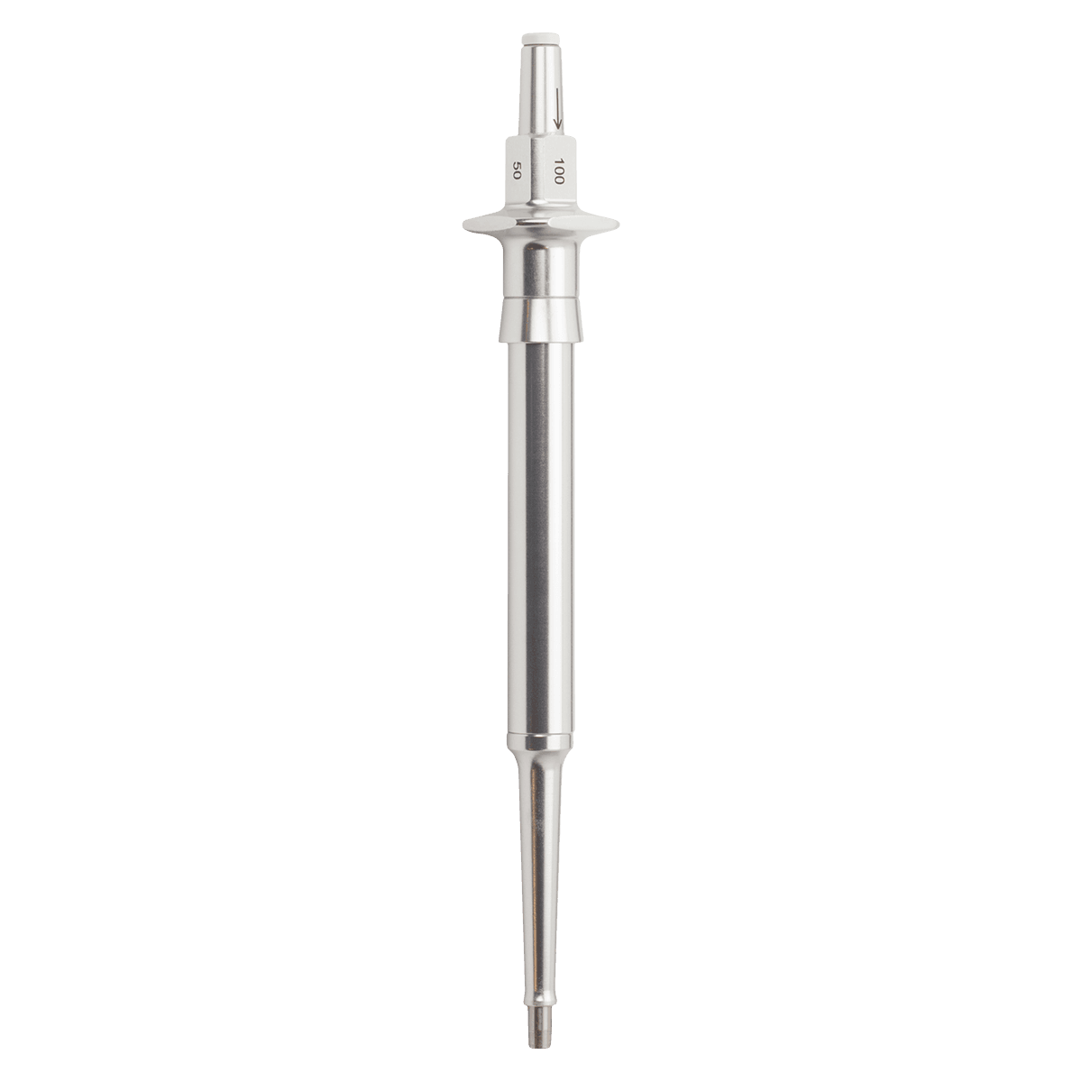 MLA D-Tipper Selectable Volume Pipette, 50/100/200 µL, Silver, Each