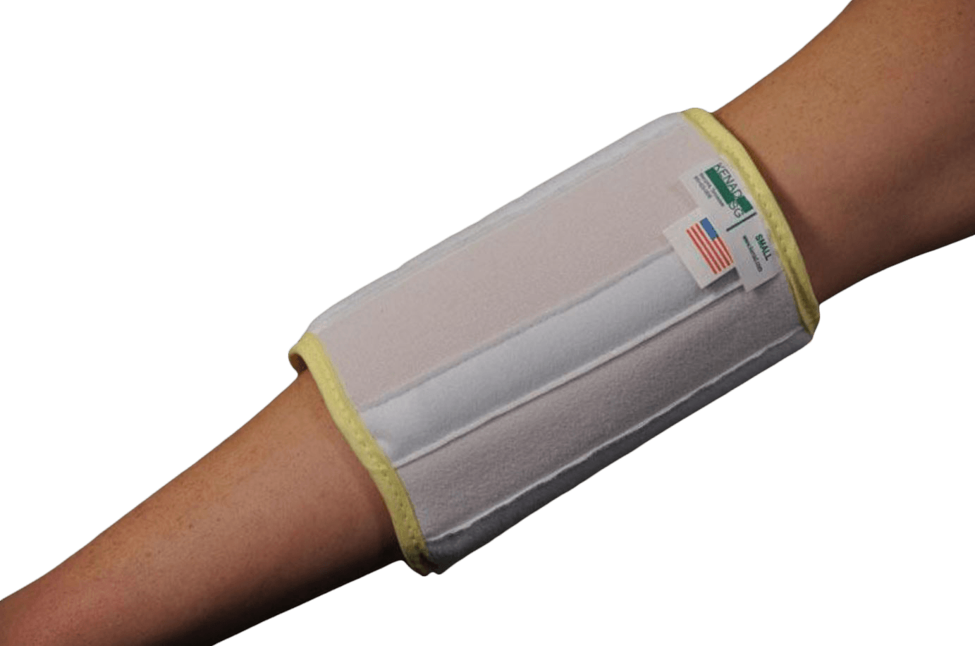 Immobilizer Wrist/Elbow, Adult Elastic, One Size, 8", Green