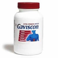 Gaviscon ES Chewable Tablets, Antacid, 265mg, Original, 100/Bottle