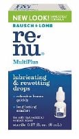 Bausch & Lomb ReNu MultiPlus Contact Lens Rewetting Drops, 8 ml Bottle