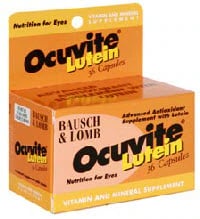 Ocuvite Lutein Supplement Capsules, 36/Bottle