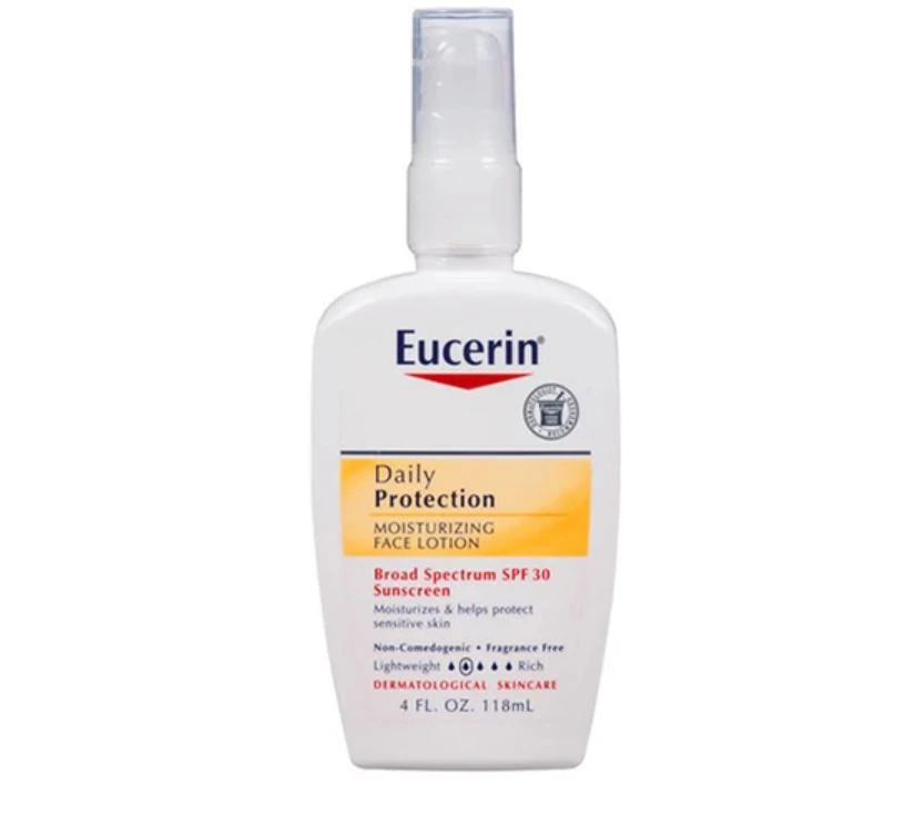 Eucerin Daily Moisture Facial Lotion SPF 30, 4 oz Bottle