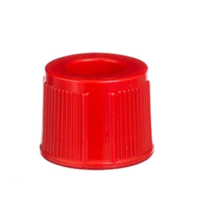 Greiner Bio-One Snap Cap, Red, 13mm, for 13mm Vials, Non-Sterile, Disposable, 5000/Case