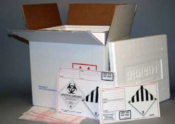 Infecon 6000 Insulated Diagnostic Specimen Shipper, 76 Hour, 4/Case