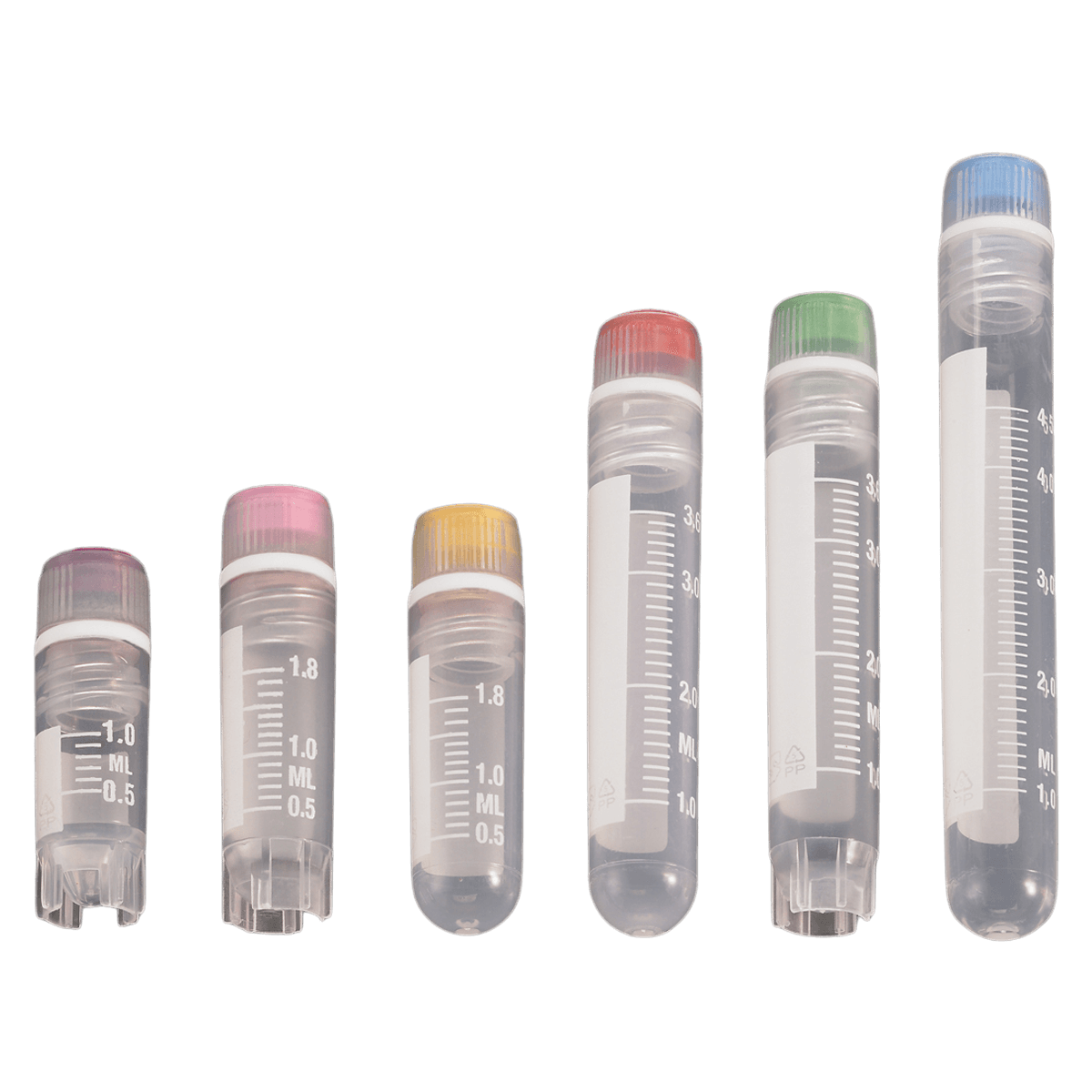 Simport Scientific CryoVial, Polypropylene, 4mL, Internal Thread, Round Bottom, Self-Standing, Autoclavable, 1000/Case
