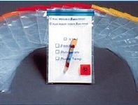 Com-Pac Intl Saf-T-Zip Specimen Transport Bag, 6" x 9", Green Zip Closure, 1000/Case