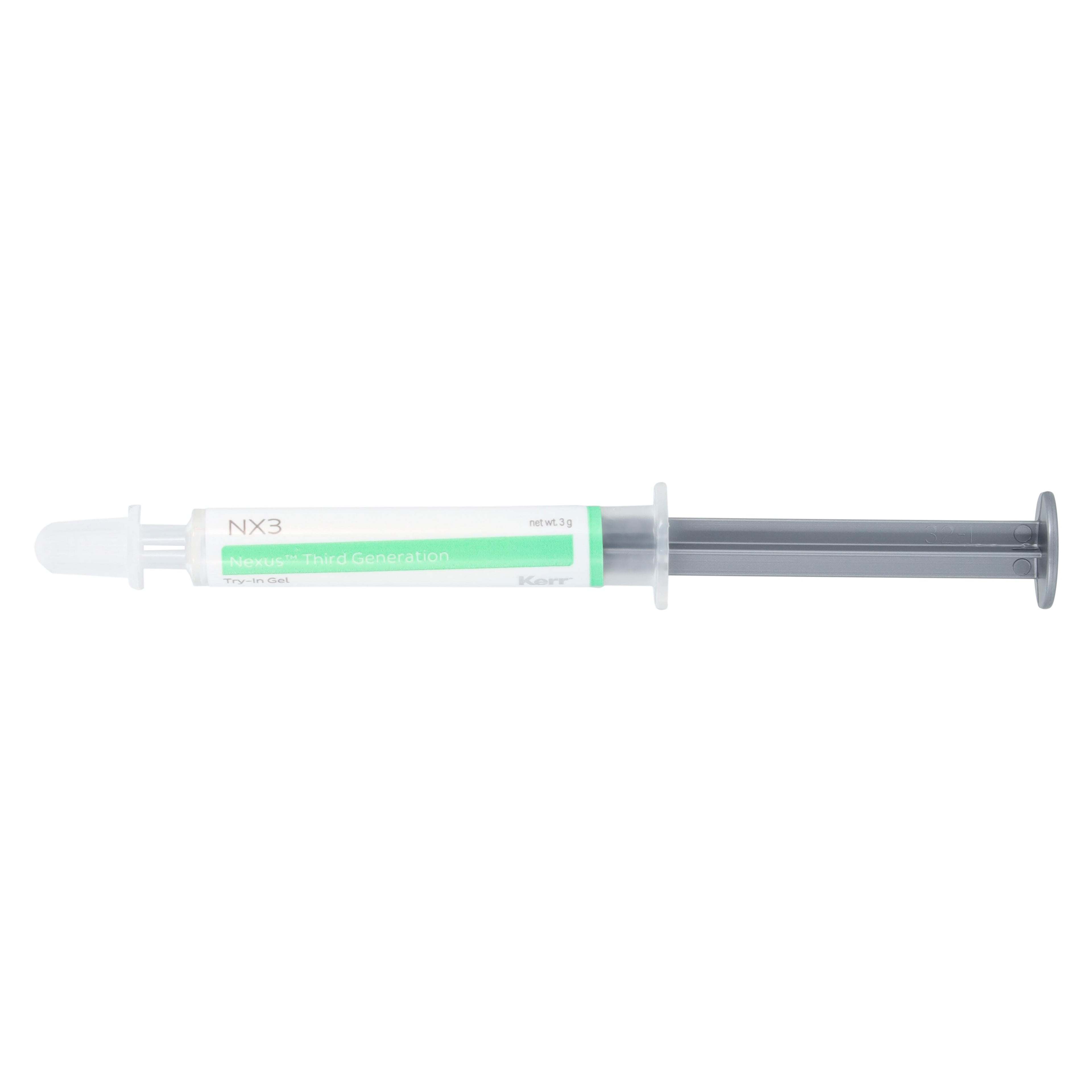 Kerr NX3 Universal Adhesive Resin Cement Try-In Gel Refill, White Opaque, 3 g Syringe, 1/Pk, 33659