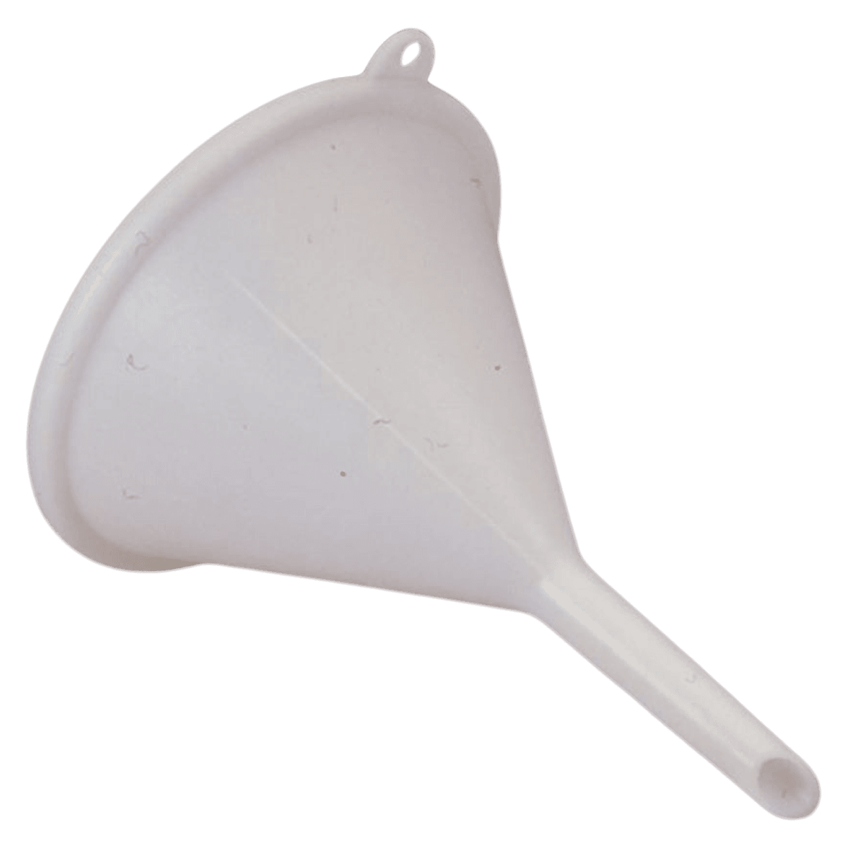 Nalgene Large Funnel, HDPE, White, 11" Diameter, 4 qt Capacity, No Closure, Each
