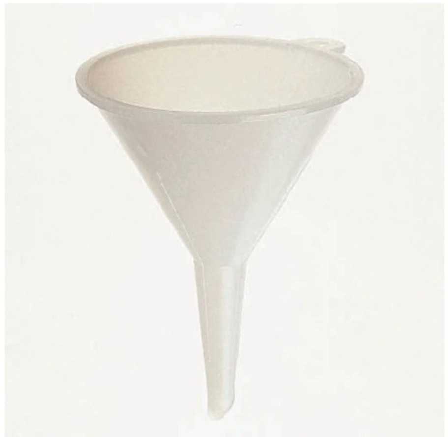 Nalgene Heavy Duty Funnel, LDPE, White, 6" Diameter, 777mL, Each