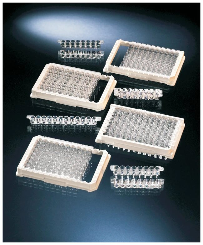 Immulon 4 HBX Flat Bottom Strip, 12-Well Removawell, 0.38 mL, 320/Case