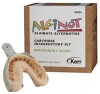 AlgiNot Alginate Alternative VPS Impression Material, Regular Set, Cartridge Intro Kit, 6 x 50 ml Cartridges + 12 Mixing Tips, 33034