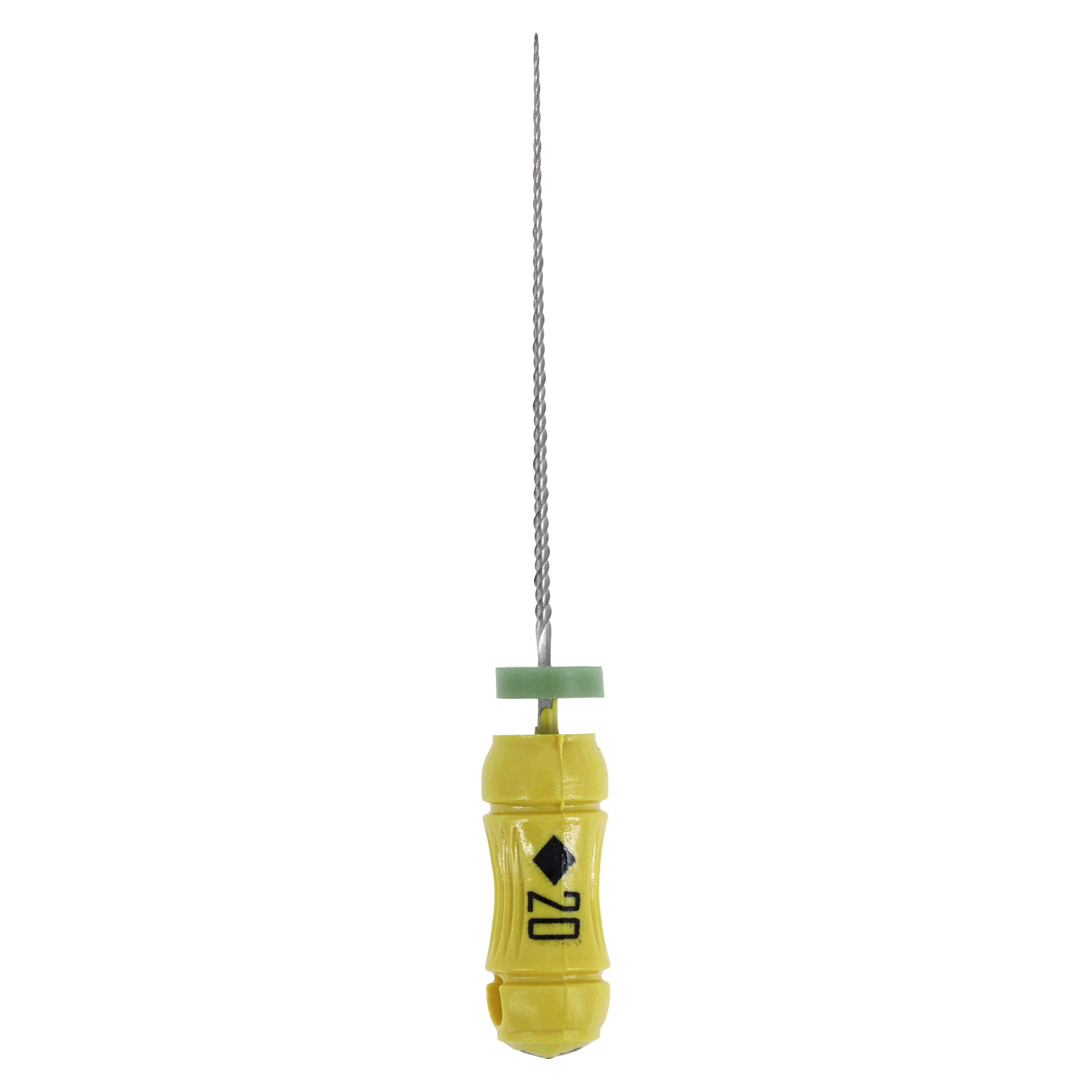 Kerr K-Flex Endodontic Files, #20 (Yellow), 21mm, Stainless Steel, 6/Box, 15302