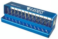 LA Axxess Endo Bur Kit, Complete Set with Diamond and Carbide Burs, Line Angle Instruments, 815-1400