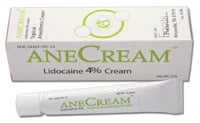 Anecream Lidocaine Cream 4%, 15g Tube