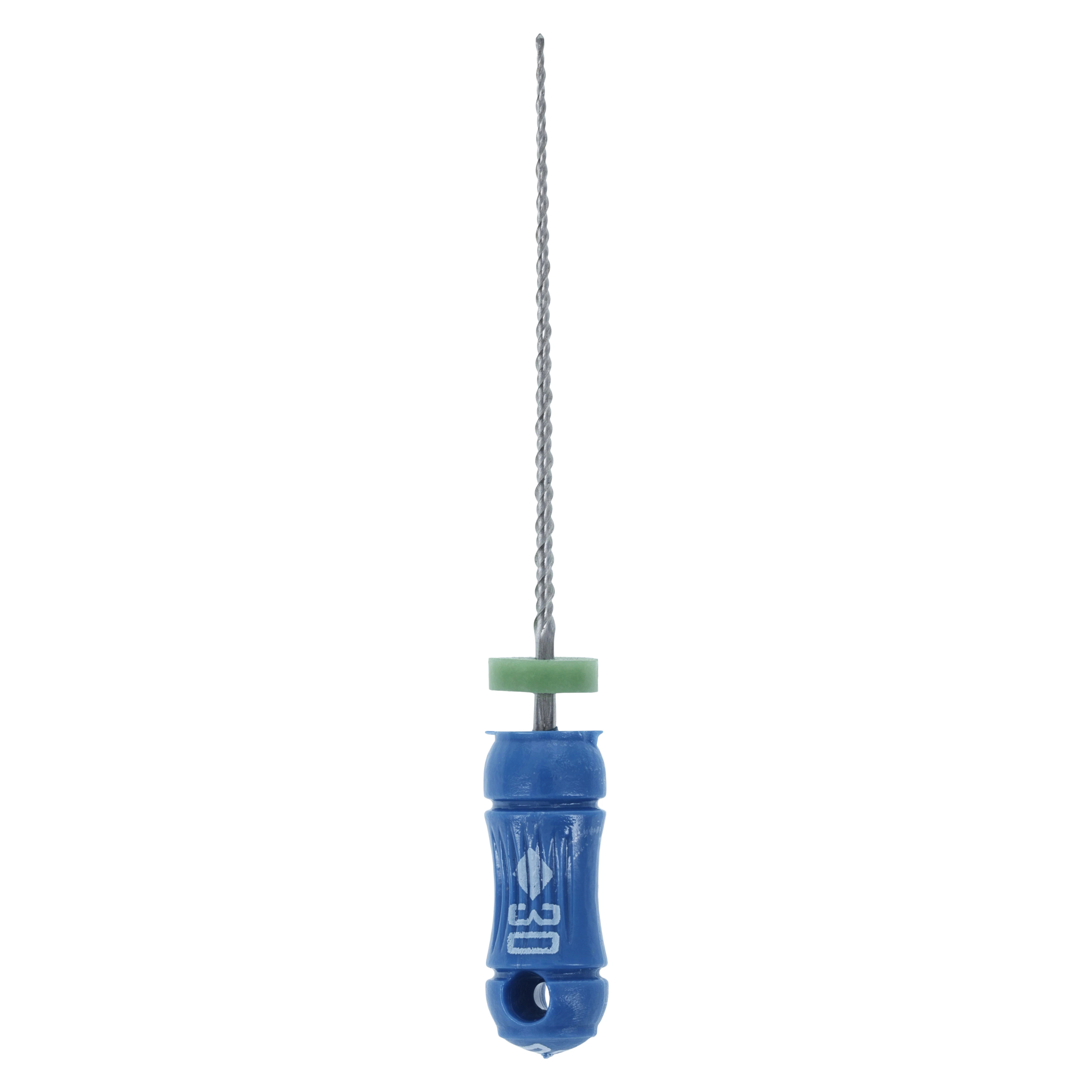 Kerr K-Flex Files, #30, 21mm, Stainless Steel, Blue, 6/Pack, 15310