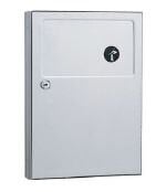 Bobrick Sanitary Napkin Dispenser, Stainless Steel, 0.688 in x 15.125 in x 4.0625 in