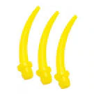 Kerr Extrude Intraoral Syringe Tips, Small Universal, Yellow, 100/Pk, 27517