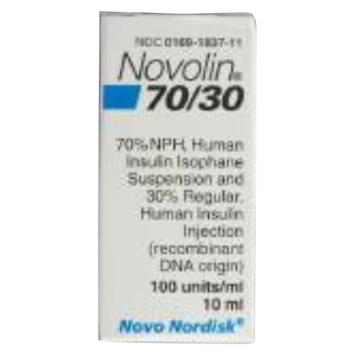 Novolin 70/30 Insulin Injection, 100 units/mL, 10 mL Multidose Vial