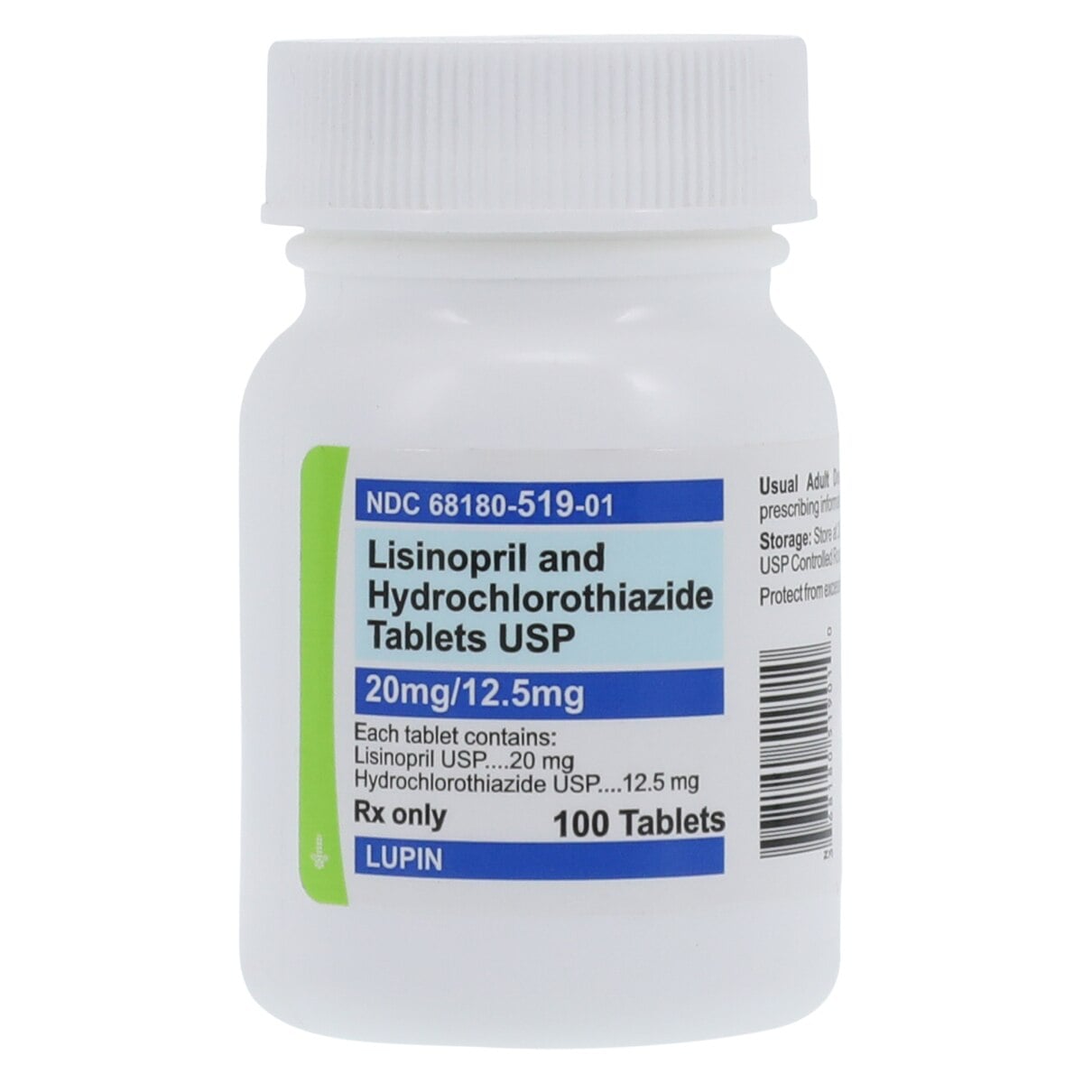 Lisinopril/HCTZ Tablets 20mg/12.5mg, 100/Bottle