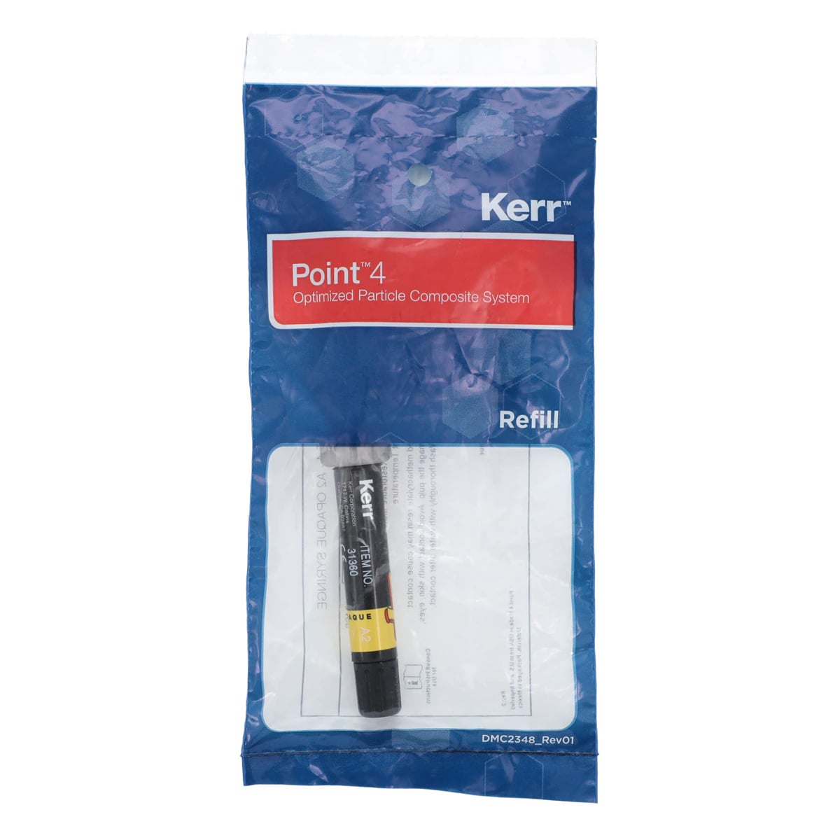 Kerr Point 4 Optimized Particle Composite Syringe Refill, A2 Opaque, 4 g, #31360
