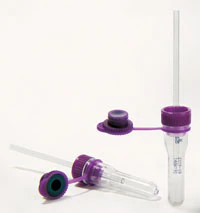 Safe-T-Fill EDTA Capillary Tube, Purple, 200 µL, Self-Sealing, 500/Case