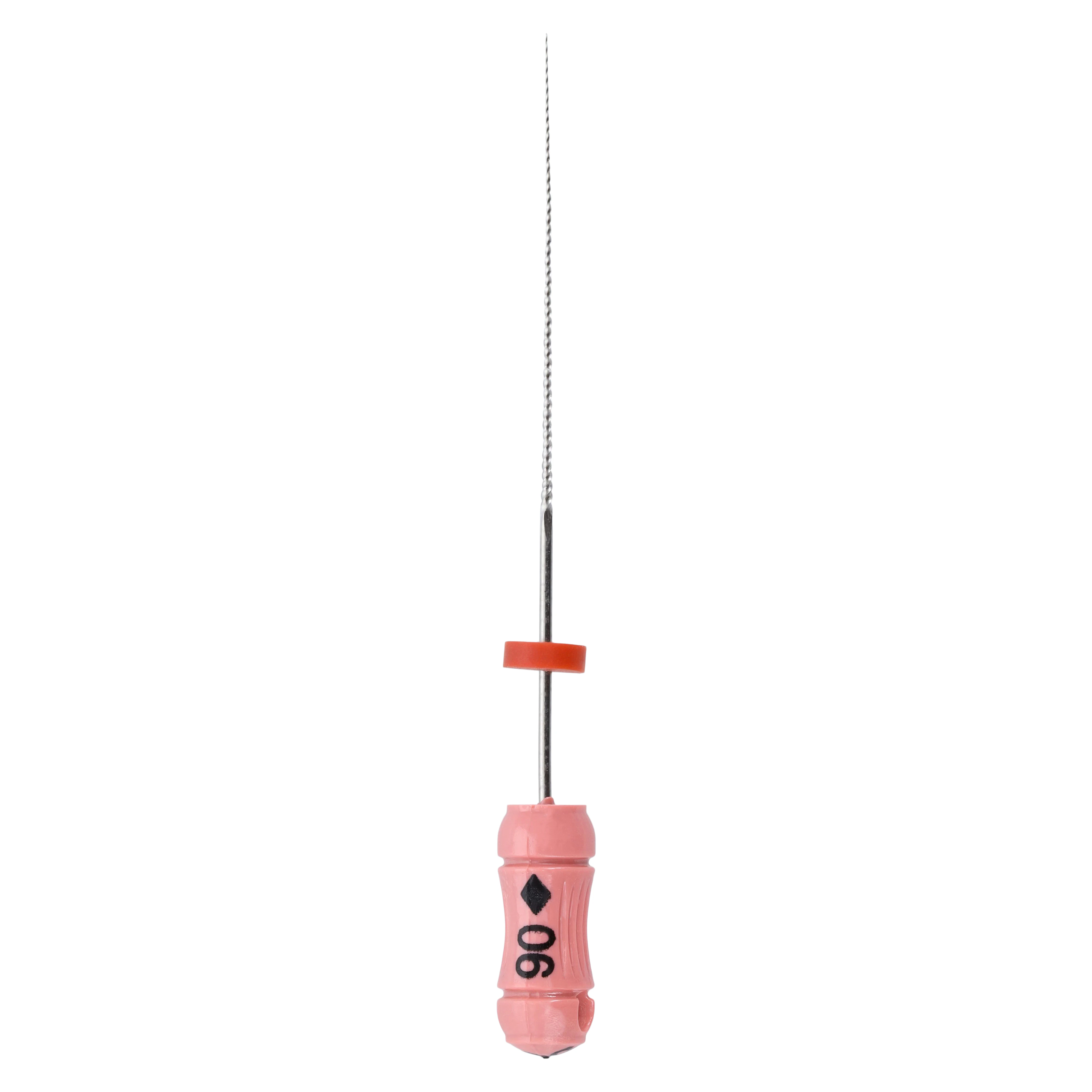 Kerr K-Flex Files, Size #06, 30mm, Stainless Steel, Pink, 6/Box, 60193