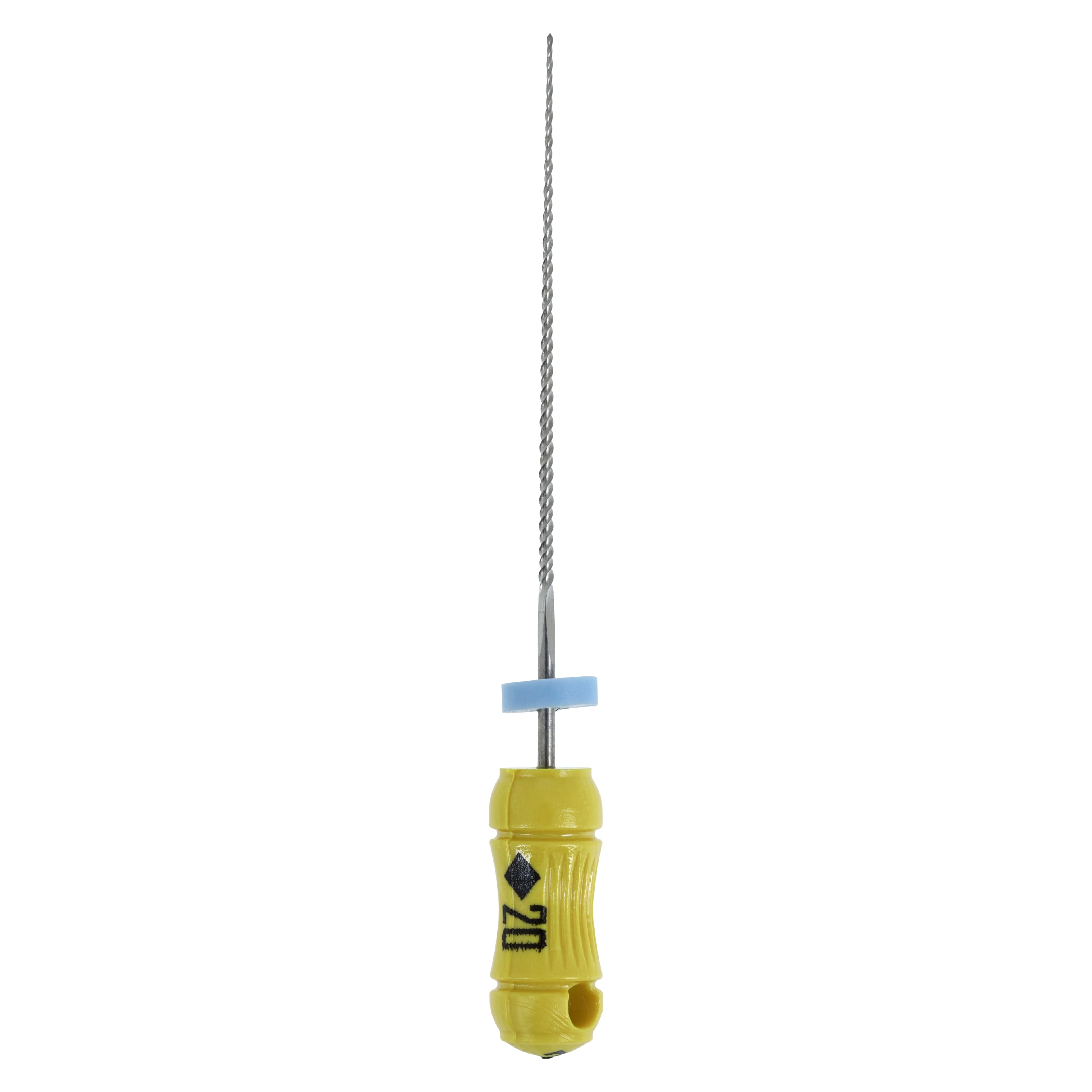 Kerr K-Flex Endodontic Files, #20 (Yellow), 25 mm, Stainless Steel, 6/Pack, 15134