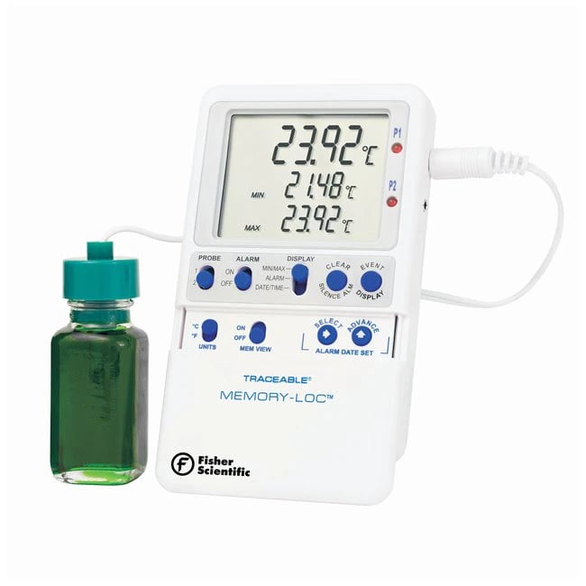 Traceable Memory-Loc Temperature Data Logger, -50 to 70°C, Each
