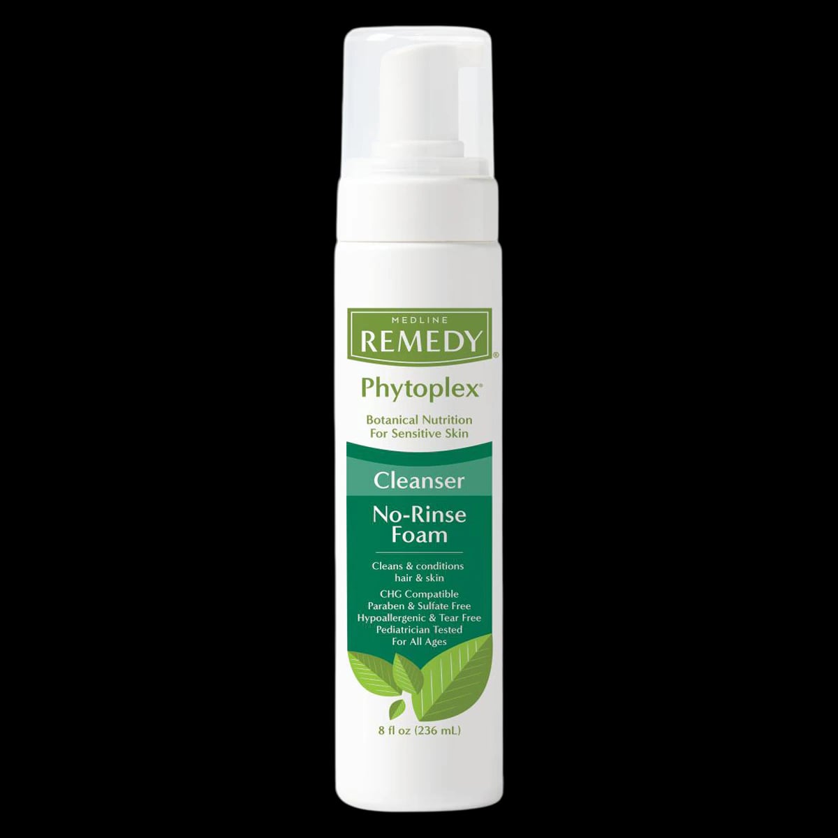 Medline Remedy 4-in-1 Hydrating Cleanser Foam with Phytoplex, Vanilla Scent, 12/Case